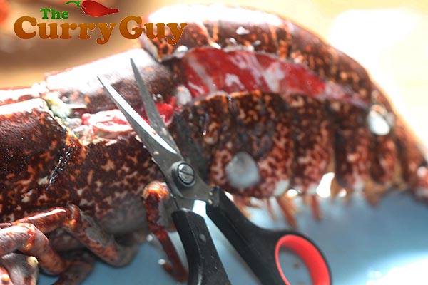 Preparing Tandoori Lobster